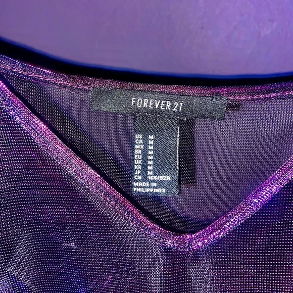 **SOLD**FOREVER 21 sparkly sheer midi festival dress - Picture 4 of 4